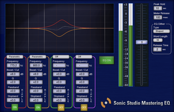 Sonic Studio Mastering EQ