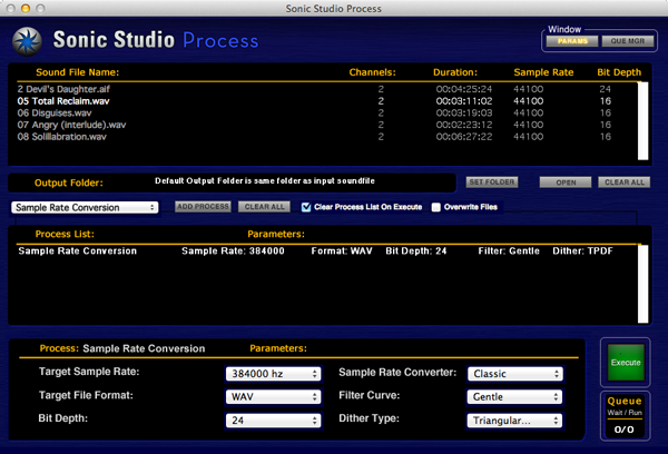 Sonic Studio Process